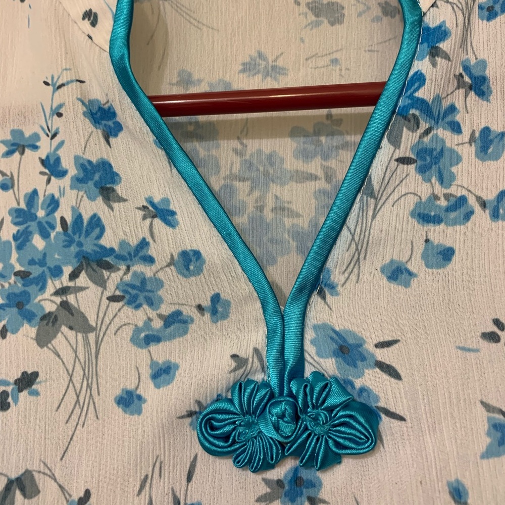 Floral Chinese Culture Blouse